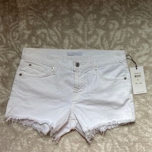 White denim 7 For All Man Kind shorts